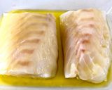 Une image de l'étape 1 de Dos de cabillaud cuisson basse température sauce vierge.