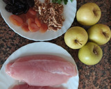 Foto del paso 1 de la receta: Pavo al horno con manzana y nueces