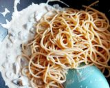 Pas rețetă Spaghete cremoase cu ciuperci și ierburi de Provence 4 fotografie