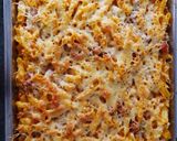 Foto del paso 8 de la receta Macarrones con chistorra roja con carne picada gratinados