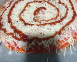 Foto del paso 3 de la receta Pizza con base de pollo