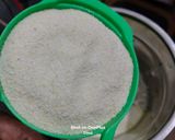 A picture of step 2 of Eggless Banana Suji Cake (Without Oven).