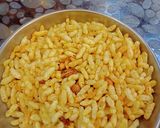 A picture of step 1 of Kurmura chivda (just 3step recipe).