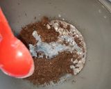 A picture of step 2 of Oreo choco lava.