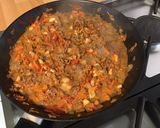 Une image de l'étape 2 de Aubergine XXL farcie au bœuf, légumes et parmesan.