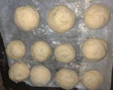 A picture of step 13 of Burger stuffed potatoes bread.