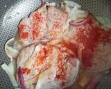 Foto del paso 4 de la receta: Verduras de estación con cerdo al vino y salsa de soja