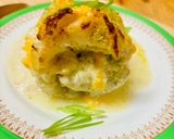 A picture of step 4 of Cod rolls in creamy sauce.