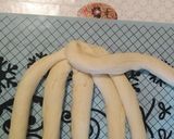 Pas rețetă #calendar Pâine Challah, împletită în 6 (pâine evreiască) 6 fotografie