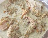 A picture of step 1 of Chicken White Biryani.