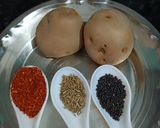 A picture of step 1 of Semolina Potato Bites.