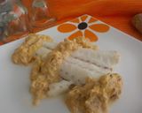 Foto del paso 21 de la receta: Merluza al limón al horno con salsa de verduras, cítricos y nata