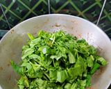 A picture of step 4 of Palanga Ghadghada Tarkari (Spinach and Veggies Curry).