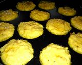 A picture of step 3 of Potatoes onion fritters / aalu pyaaz pakora in appe pan.