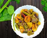 চিংড়ি মাছ দিয়ে কুমড়ো ও পুঁইশাকের ঘন্ট রেসিপি ধাপ - 5 ছবি