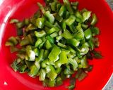 A picture of step 5 of Paneer cheese ghotala.