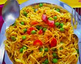 वेजी मसाला मैगी (veggie masala maggi recipe in Hindi) रेसिपी चरण 5 फोटो