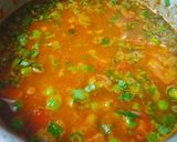 A picture of step 3 of Bisi bele bath.