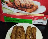 A picture of step 3 of Cheesy Kabab Bread Roll.