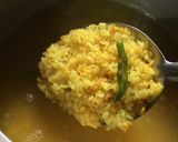 A picture of step 2 of Water Spinach Khichdi.