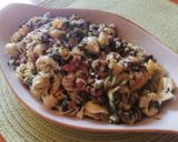 Foto del paso 2 de la receta Pasta con espinacas y carne picada