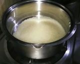 A picture of step 1 of Mughalai halwa.