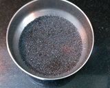A picture of step 1 of Banana Strawberry Sabja Smoothie.