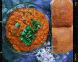 A picture of step 13 of Mumbai style pav bhaji recipe.