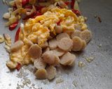 Foto langkah ke 3 dari resep Nasi Goreng Bakso Telur Asin.
