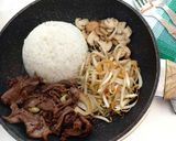 Foto langkah ke 4 dari resep Beef Pepper Rice.