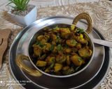 कुंदरु (तिंडोरा)आलू की ड्राई सब्जी रेसिपी चरण 4 फोटो