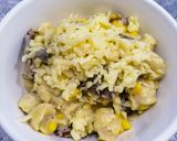 Gambar langkah 7 resipi Creamy Small Shells Pasta with Corn & Roasted Lamb.