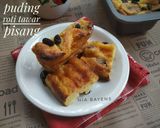 Foto langkah ke 5 dari resep Puding roti tawar pisang.