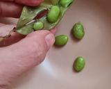 Foto del paso 3 de la receta: Edamame 🫛 snack saludable de soja fresca, soja verde 🗾 un básico en Japón 🇯🇵