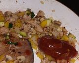 A picture of step 4 of My pork sausage spicy rice.