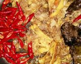 Foto langkah ke 3 dari resep Tumis Kates Tahu Petai Bumbu Ebi.