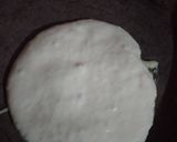 A picture of step 4 of Peanut butter pan cake.