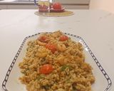 Foto del paso 8 de la receta: Avena con Gambas al ajillo y cherrys