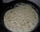 Foto del paso 4 de la receta: Fideos con salsa blanca con pollo
