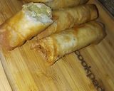 A picture of step 3 of Chicken Aloo Roll.