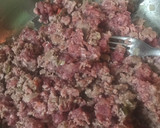 Foto del paso 2 de la receta: Pastel de polenta relleno de carne y espinacas