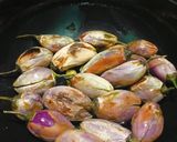A picture of step 2 of Rajasthani Stuffed Eggplant.
