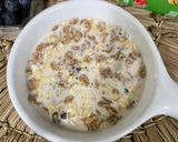 Gambar langkah 3 resipi Blueberry Muesli.