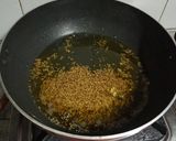 A picture of step 8 of Patta Gobi/ Cabbage Matar.