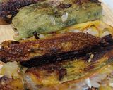 A picture of step 7 of Raw mango stuffed bittergourd.