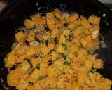 A picture of step 5 of Pumpkin fry.