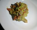 A picture of step 10 of Guacamole salad #4Weekschallenge #Authormarathon.