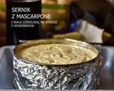 SERNIK z mascarpone z białą czekoladą na spodzie z herbatników krok przepisu 7 zdjęcie