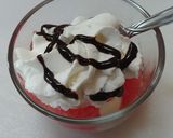 A picture of step 9 of Watermelon ice cream sundae.