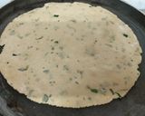 A picture of step 6 of Curry leaves Chapati.
